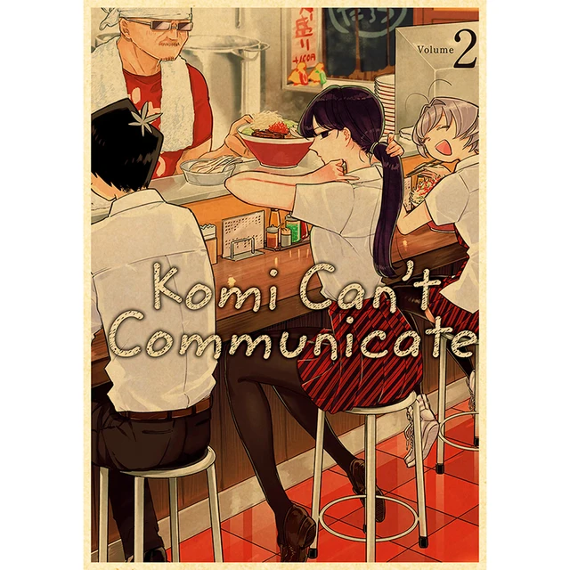 Komyushou Desu Posters Anime Komi Cant Communicate Poster Kraft Paper Vintage Home Room Art Wall Stickers 7