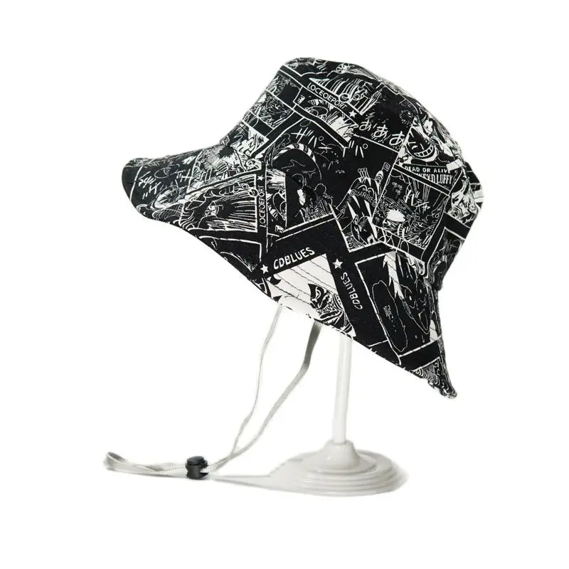 Cosplay&ware Summer Fisherman Hat Reversible Printed Bucket Hats For Women Men Anime Piece Cosplay Cap Cartoon Shading Fishing -Zentai shop online H8f7fdc51a12343f887bb1a56b4bab156Z.jpg