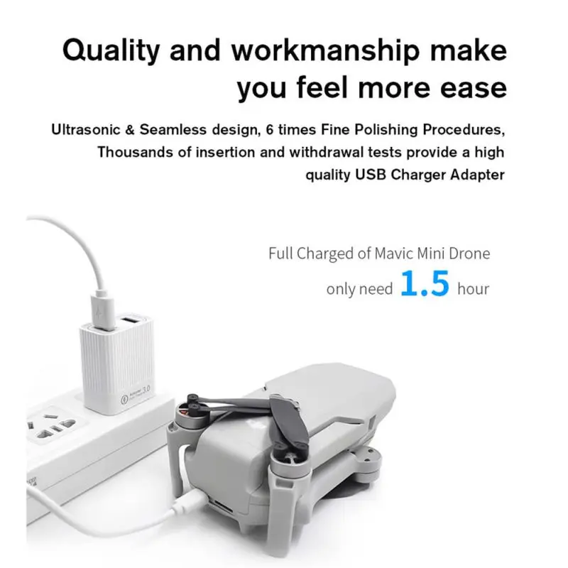 Для DJI Royal Mavic Mini два в одном домашнее USB двойное зарядное устройство быстрое зарядное устройство умный контроль температуры