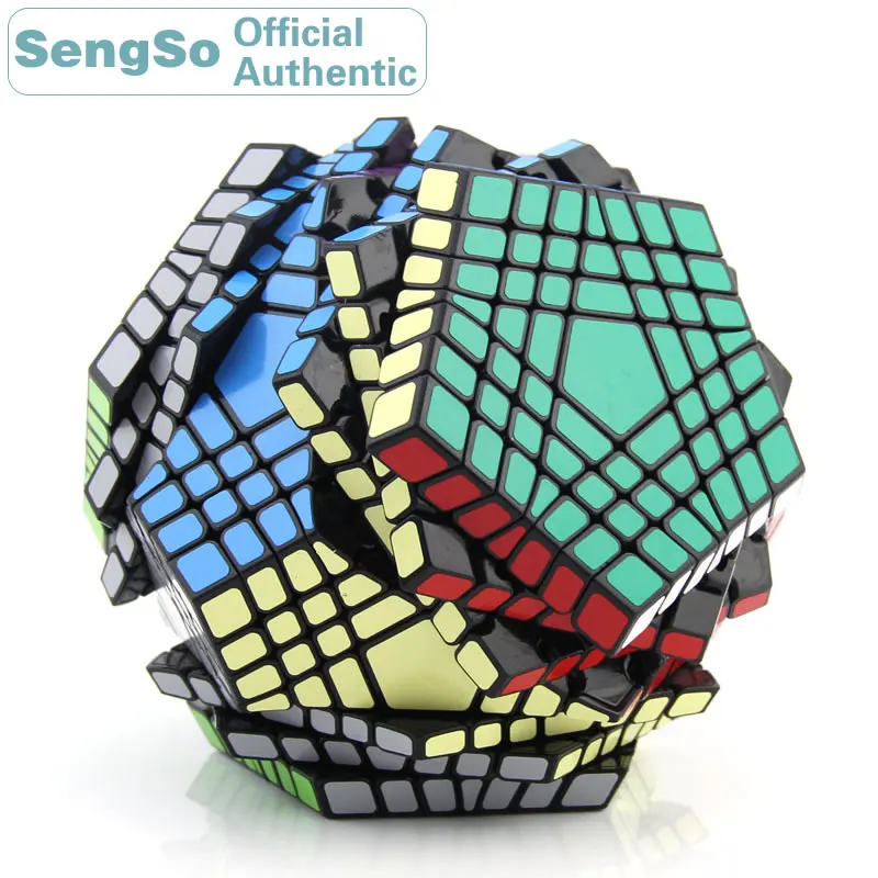 ShengShou Megaminxeds 7x7x7 волшебный куб 7x7 Teraminxeds Cubo Magico Профессиональный Нео скоростной куб головоломка антистресс игрушки для детей