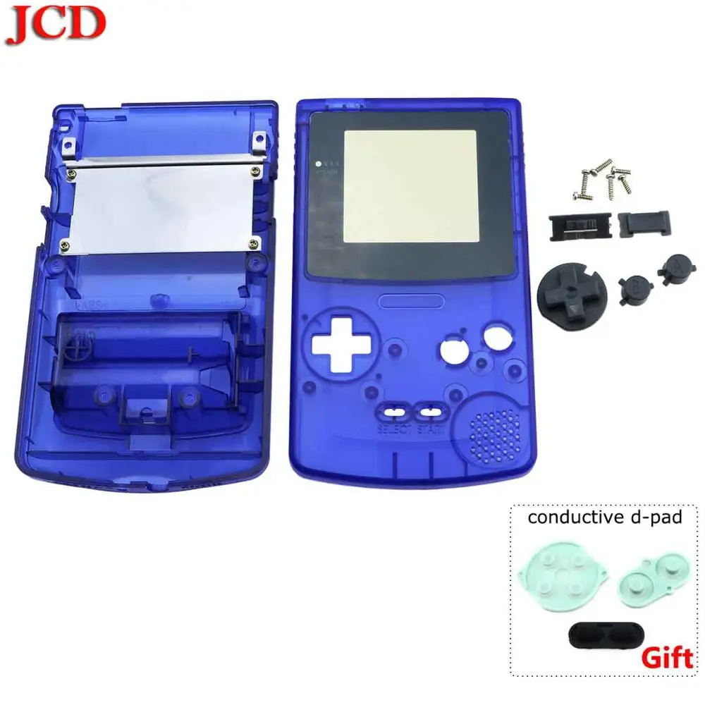 JCD Многоцветный Пластиковый Чехол для корпуса на запчасти для Gameboy новая ограниченная серия оболочки замена для GBC Gmae консоль светящаяся - Цвет: No1