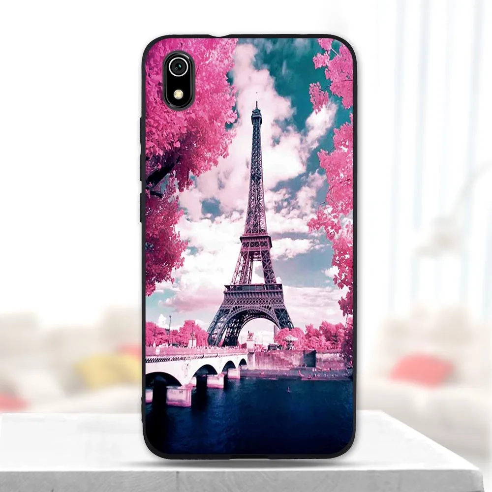 Silicone Case For Xiaomi Redmi 7a Cases Full Protection Soft Tpu Back Cover On Redmi 7 4