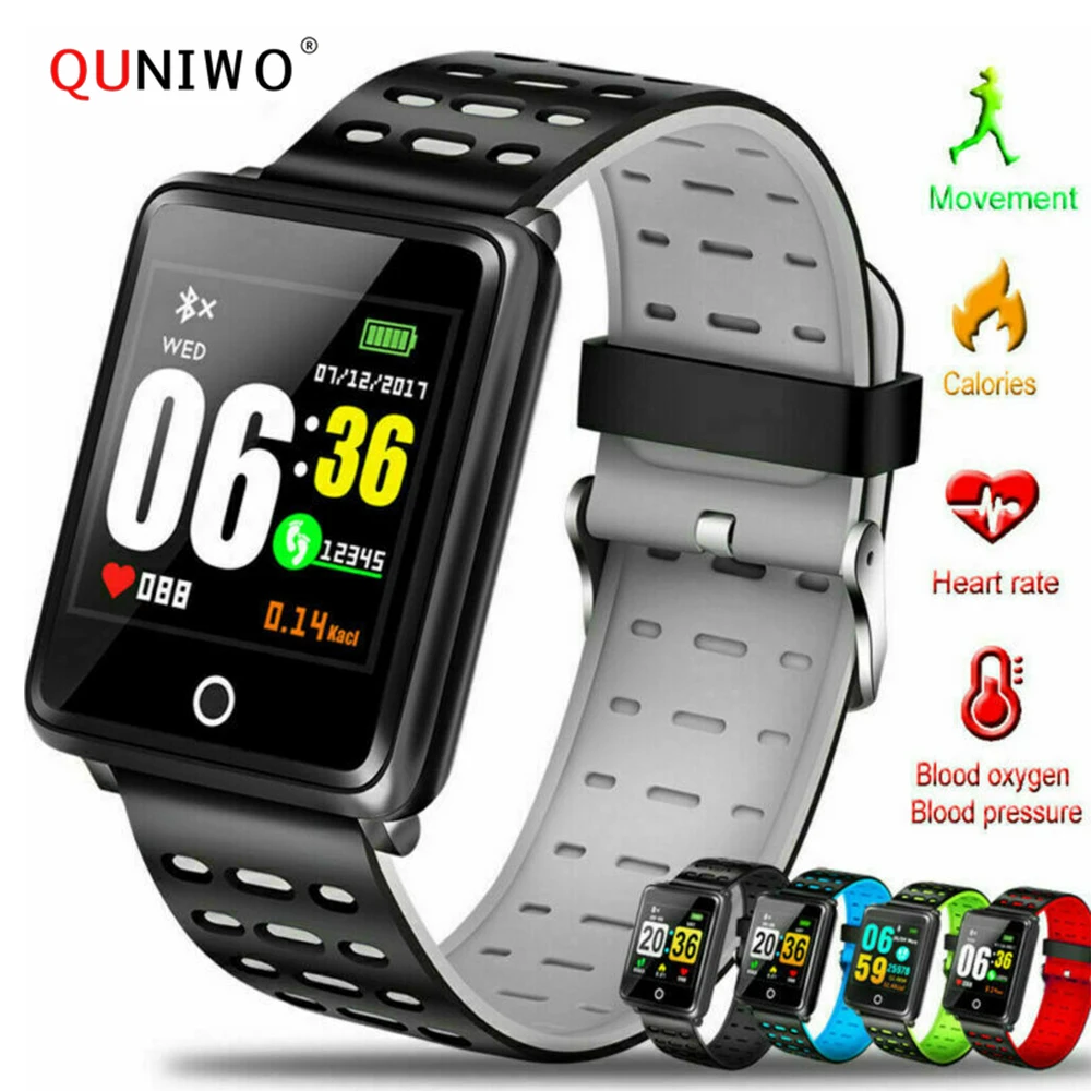 

F3 Smart Bracelet 1.44 Color Screen Heart Rate Blood Pressure Monitoring GPS Track Movement IP68 Waterproof Health Watch