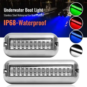 

Hot New 42LED 27LED Underwater Boat Transom Light Pontoon Boat Transom Light Waterproof Stainless Steel