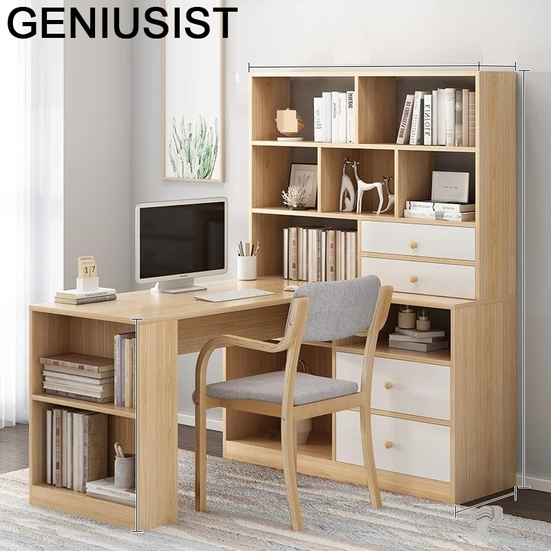 

Escritorio Tafel Scrivania Bed Tray Support Ordinateur Portable Office Mesa Laptop Tablo Computer Desk Table With Bookcase