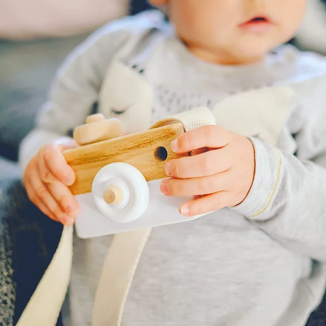 Children Wooden Camera Toys Hanging Camera Photography Decoration Children Educational Toys for kids Birthday Christmas Gifts 6