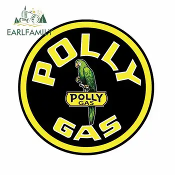 

EARLFAMILY 13cm x 13cm for ROUND 4 Inch POLLY V3 GASOLINE LUBSTER PROJECT Car Stickers and Decals Waterproof Decoration