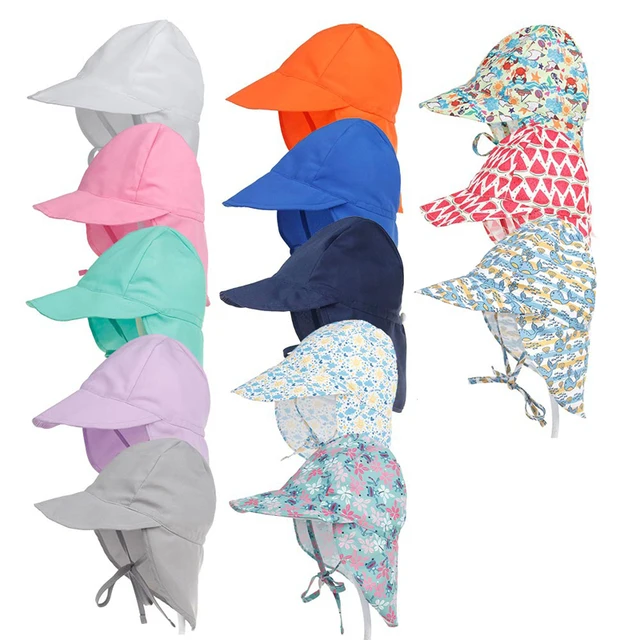Sombrero de sol con FPS 50 + para bebé, gorra ajustable de verano para niño, viaje, playa, accesorios para niño, S/L 5