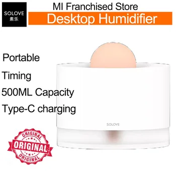 

Desktop Humidifier SOLOVE H5 Air desk diffuser White portable ultrasonic air purifier Type C Mist Sprayer for office home