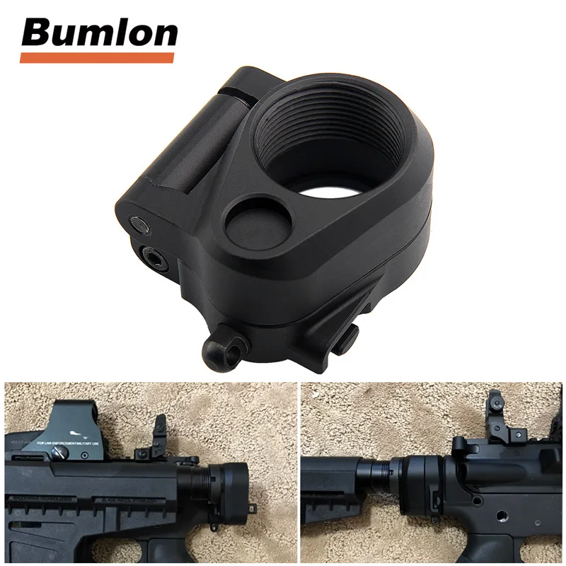 Stock-Adapter Hunting-Accessories Folding Tactical Sr25-Series For Airsoft AR M16/M4