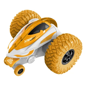 

Children Three Wheeled 360 Degree Rotation Wireless Watch Remote Control Model USB Charging 2.4G Flip Off Road Racing Stunt Car