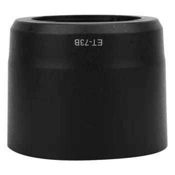 

len accessories ET-73B Black Plastic Lens Hood for Canon 70-300mm IS USM BLACK ET73B Cameras dslr len hood Cam