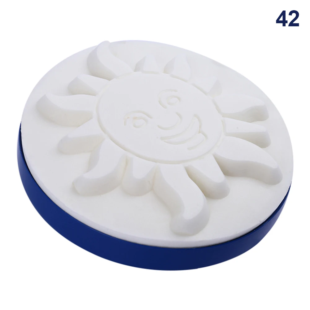 Губка, Настенная щетка, круглая печать, штамп, сделай сам, живопись, портативная, для дома, офиса, комнаты, GQ - Цвет: Sun