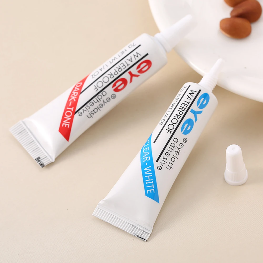 Eyelash Glue Adhesive Strong Dark /Clear Waterproof Eye Makeup Tool Adhesives Easy To Remove | Красота и здоровье