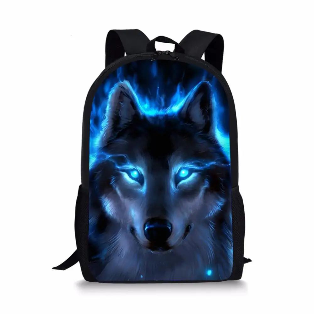 

Animal Tiger Dog Wolf Backpack Men Women Travel Rucksack Fashion Surprise Gift Knapsack Beautiful Children Boys Girls School Bag