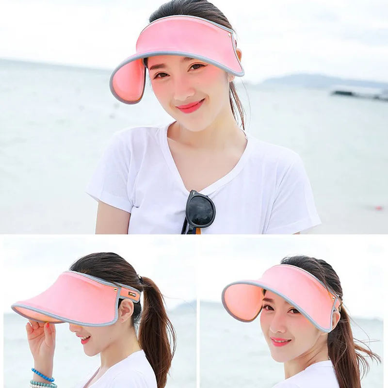 

New Style UV-Protection Hat Summer Outdoor Men And Women Couples Sun-resistant Topee Topless Hat Ice Cap