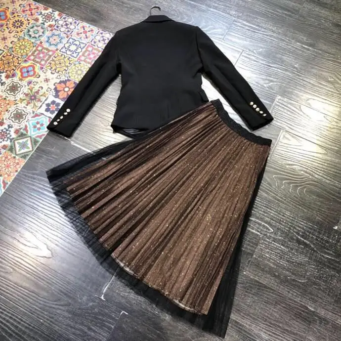 AH10393, модные женские комплекты,, Подиумные, Роскошные, известный бренд, Европейский дизайн, вечерние, стильная женская одежда