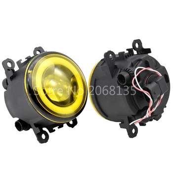 

2PCS LED Fog light with Angel eye For Peugeot 107 207 307 3008 407 607 301 308 408 2008 4007 4008 5008