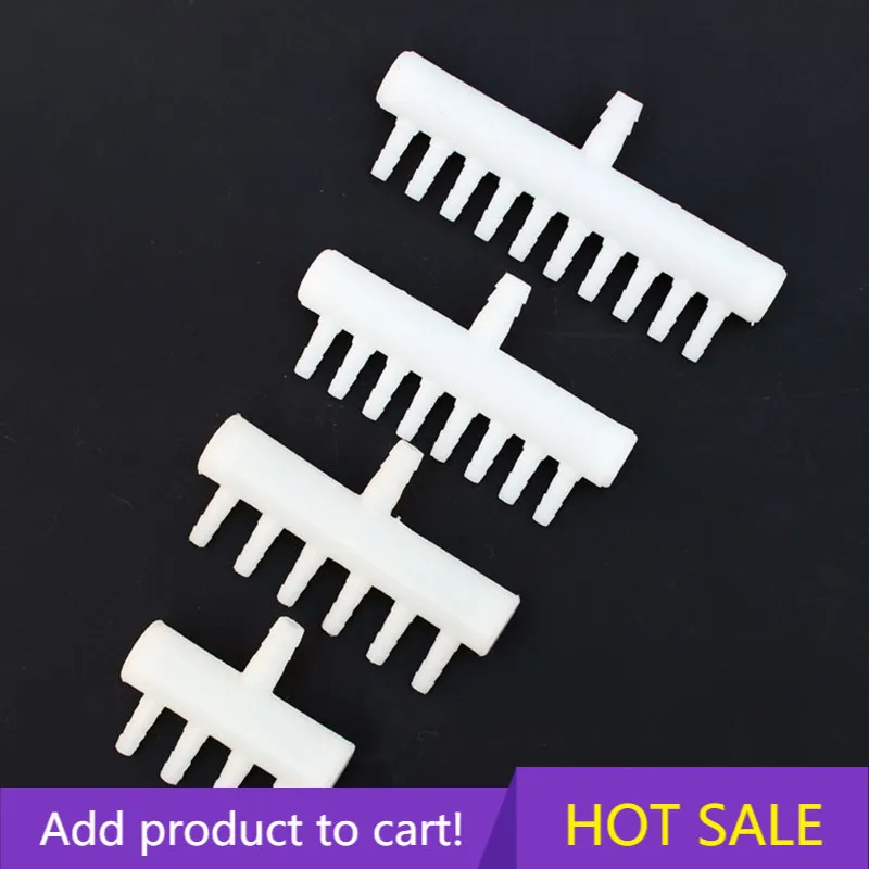 1Pc 4 5 8 12 Way Plastic Aquarium Air Splitter Flow Divider Control Valve Switch Inline Manifold Taps Pump Accessories | Дом и сад
