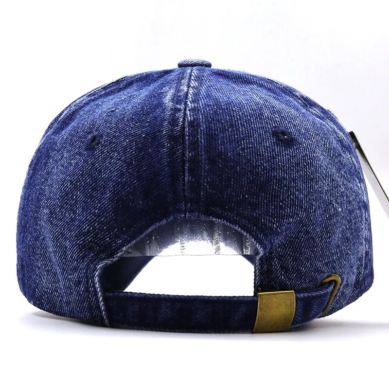 Einfache angeln Hysterese männer Distressed Loch Stickerei Einfache Baseball Kappe Für Frauen Weibliche Outdoor Freizeit Cowboy Hut – Detail 9