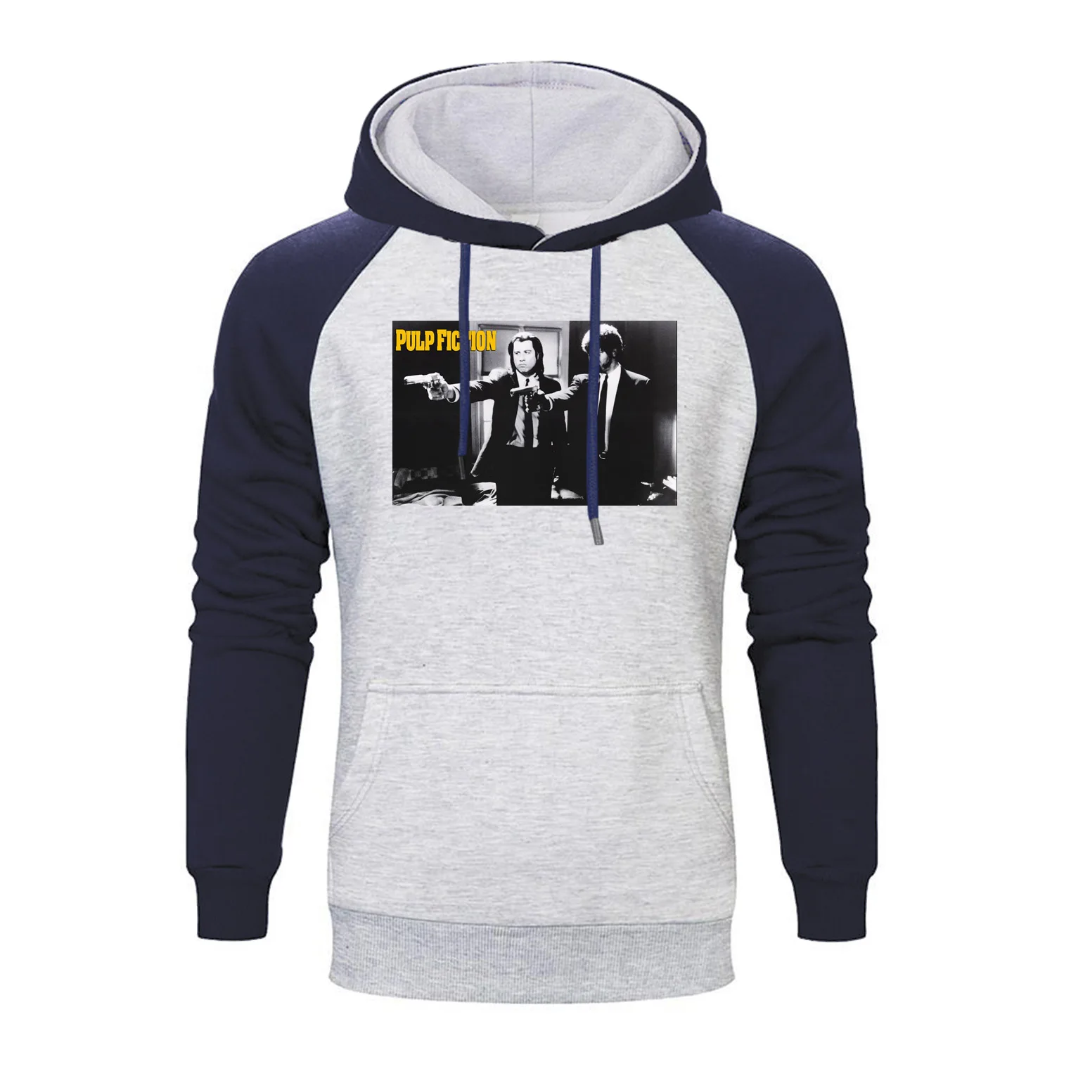 

Men Raglan Hoodies Movie Pulp Fiction Django Kill Bill 2 John Travolta Man Sweatshirts Funny Autumn Winte Men Streetwear Hoody