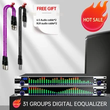 pro audio equipment processor 31 frequency band graphic equalizer audio digital Effect controller stage and karaoke equipment