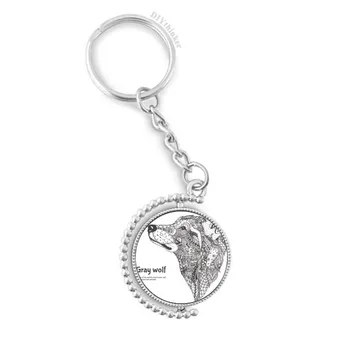 

Heart A Playing Cards Pattern Rotatable Key Chain Ring Keyholder