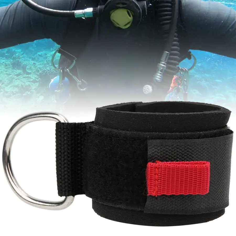 Black Scuba Choice Diving Adjustable Wrist Lanyard