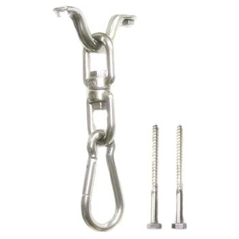 

Thick Bag Hanger for Wooden Beam Hammock Chair Suspension Kit Hammock Chair Hooks Rotating Hook Yoga Swing Suit