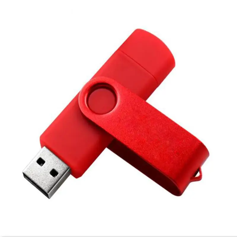 Вращающийся u диск OTG usb флэш накопитель 64G 32G 16G 8G 4G флеш type c накопители карта
