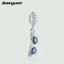 Винтажные Солнцезащитные очки амулеты 925 пробы серебряный браслет амулеты подвески для самостоятельного изготовления ювелирных изделий Оценка ювелирных изделий DA032