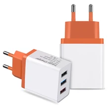 3 порта USB зарядное устройство для путешествий Быстрая зарядка 3U EU штекер Адаптер для samsung Xiaomi huawei зарядное устройство для мобильного телефона Iphone 11 XR 8 7