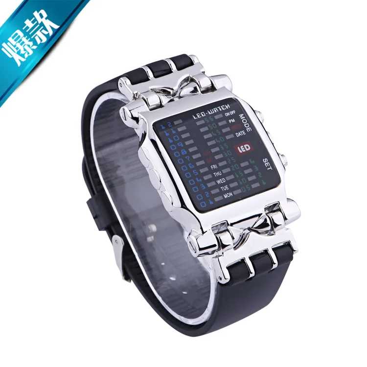 

AliExpress Korean-style Binary Cool Crab Men LED Students Electronic Watch