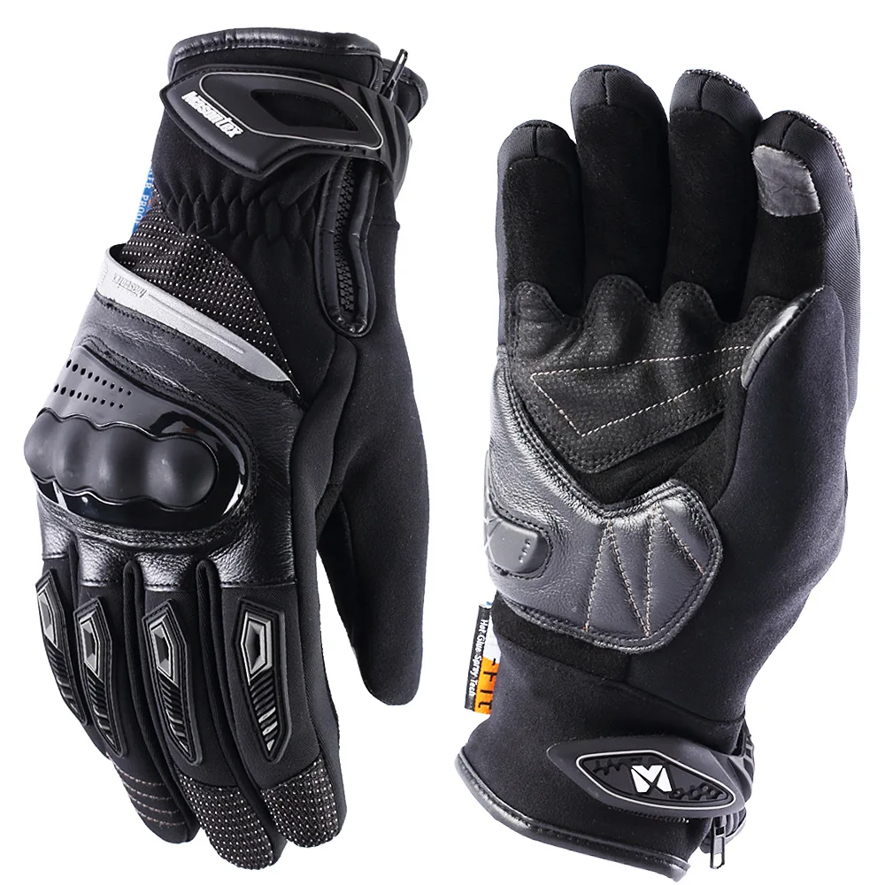 Masontex зимние мотоциклетные перчатки мужские ветрозащитные водонепроницаемые мото мотокросса внедорожные перчатки сенсорный экран Guantes Moto