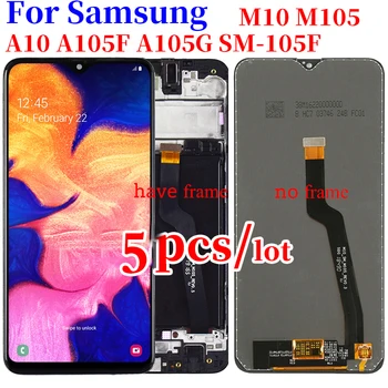

5pcs/lot For Samsung Galaxy A10 A105 A105F SM-A105F LCD Display Touch Screen Digitizer Replacement M10 M105 M105F