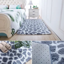 Шифрование плюс мягкий ковер спальня пестрый галстук-краситель подстилка-кровать спереди Леопард плюшевое одеяло гостиная кофе Настольный коврик