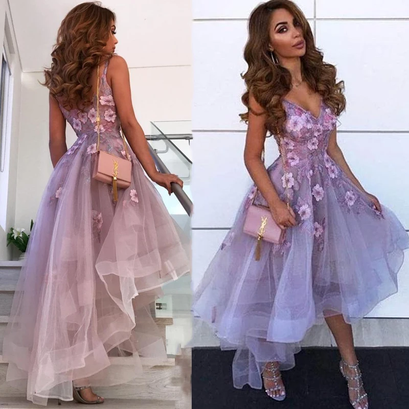 Short lavender prom dresses Clearance