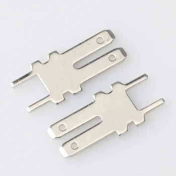 

100pcs 2.8mm two-head circuit board inserts Generator voltage regulator board AVR circuit board terminal thickness 0.8 mm