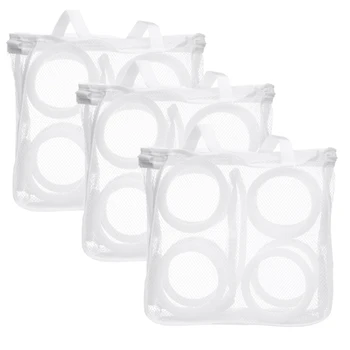 

Hanging Dry Sneaker Mesh Laundry Bags, 3 Pack Shoes Protect Wash Machine Home Storage Organizer Accessories Supplies
