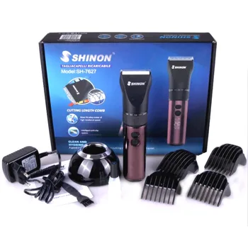 

SHINON SH-7627 LCD Display Electric Hair Trimmer Cordless Rechargeable Turbo 3 Mode 0.8-2mm Micro Adjustable Hair Cutter Clipper