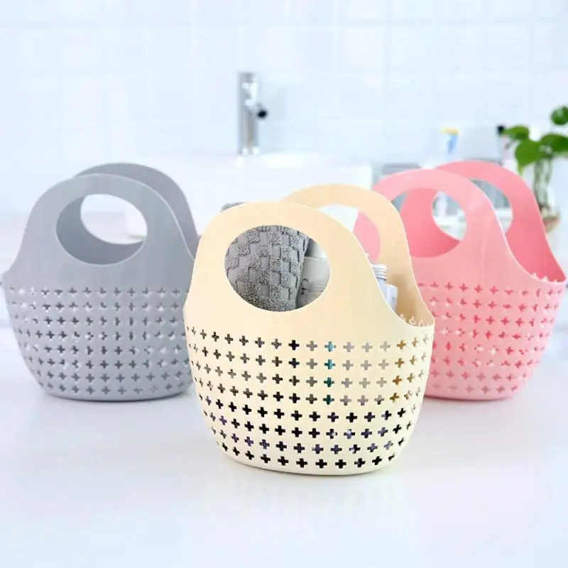 Plastic Bathroom Items Organizer Dropshipping Storage Baskets