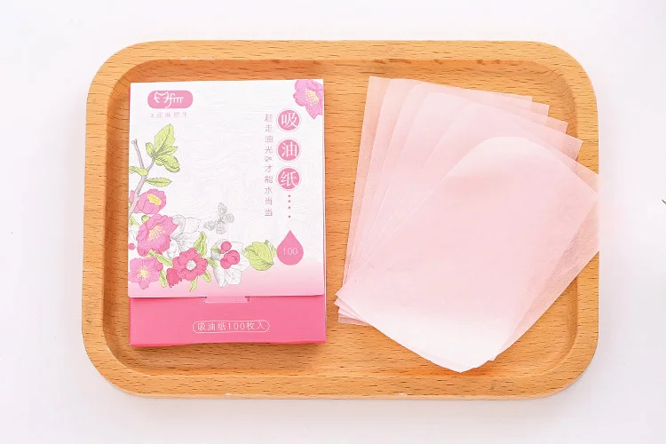 100Pcs/box Face Oil Blotting Paper Protable Matting Face Wipes Facial Cleanser Oil Control Oil-absorbing Face Cleaning Tools New