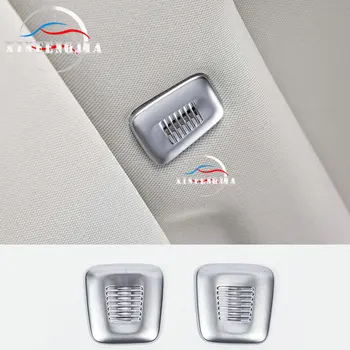 

For BMW 5 Series G30 17-19 & 7 Series G11 2016-2019 2pcs Chrome Top Roof Microphone Panel Cover Trim