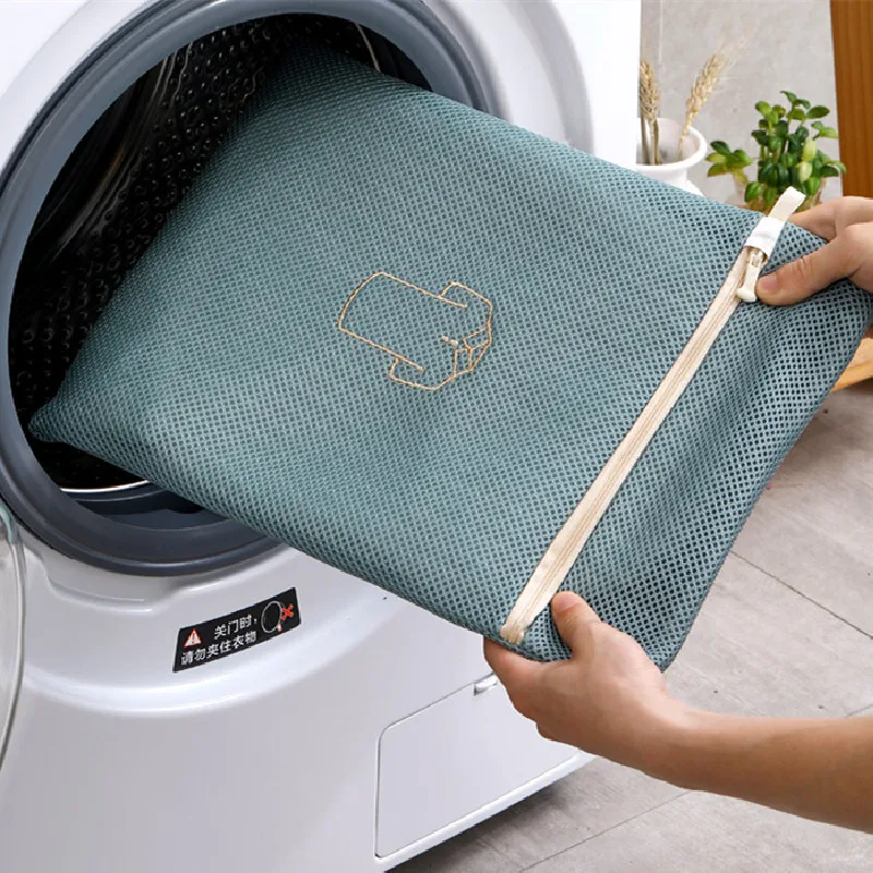 Nylontasche Kleidung Wäsche Beutel Korb für Waschmaschine BH Unterwäsche Socke 