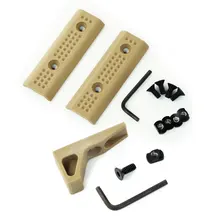 Rail de garde-mains SLR en Nylon, 2 pièces, pour Rails Key-mod/m-lok, panneaux de couverture pour RIS/RAS/Rails-noir