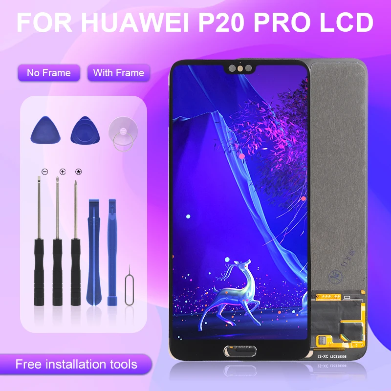 Catteny 6 1 дюйма для Huawei P20 Pro ЖК-дисплей сенсорный экран дигитайзер сборка CLT-AL01 CLT-L29