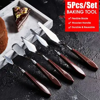 

5PcsProfessional Stainless Steel Spatula Kit Palette For Artist Oil Painting Tools Painting Knife Blade
