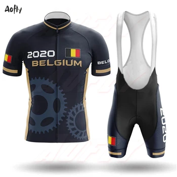 

Cycling Jersey 2020 New Pro Team Belgium Cycling Clothing Summer MTB Shirts Men Bike Jersey Ropa Ciclismo Pro Bicycle Wear Tops