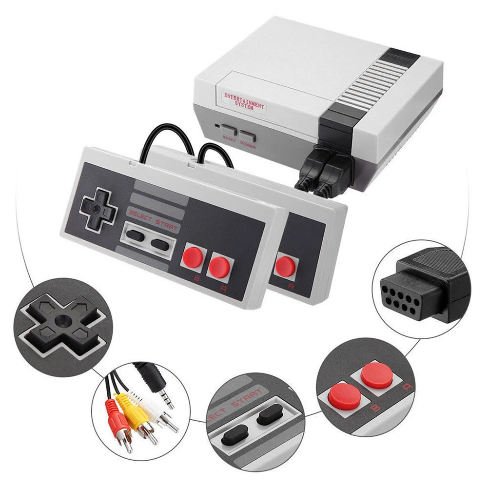 2020 Classic Game Console 8-bit Ps1 Mini Home 620 Action Game Enthusiast  Entertainment System Retro Double Battle Game Console - Handheld Game  Players - AliExpress