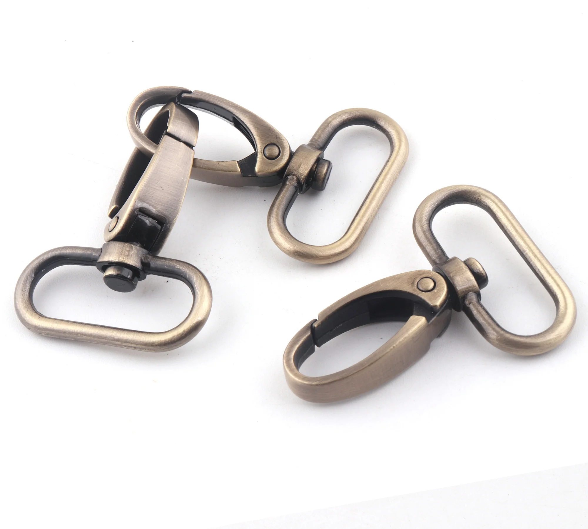 4pcs Metal retro swivel clasp lobster clasp clip hook hook ring lanyard  craft bag parts selection outdoor DIY bag jewelry